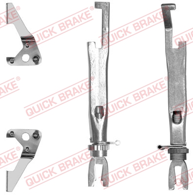 Adjuster Set, drum brake - 102 53 011 QUICK BRAKE